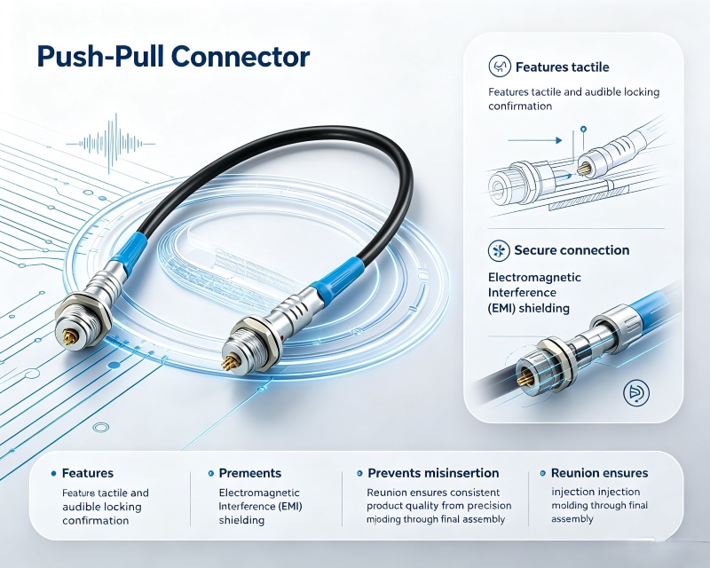 Медициналық құрылғылар үшін Push-Pull қосқыштарын таңдау: қарастырылатын негізгі факторлар